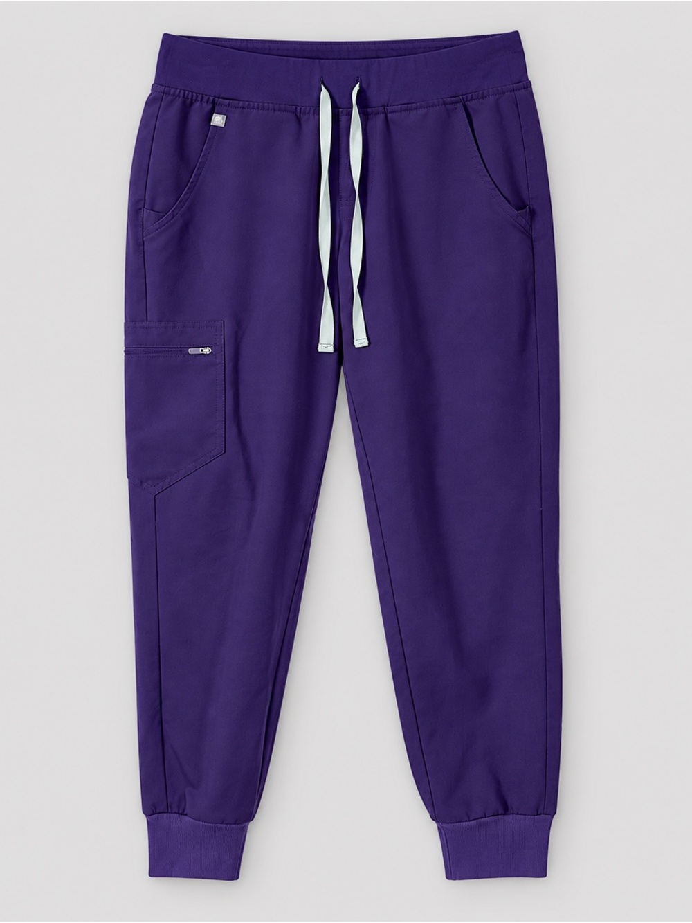 Figs Womens Zamora Jogger Pants Size MP Purple Egg Plant W18SW2005P